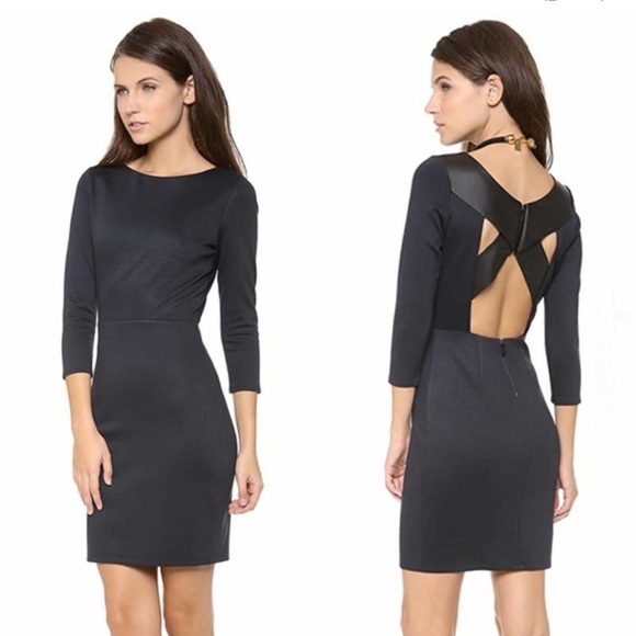 21. Alice + Olivia Xenah dress leather